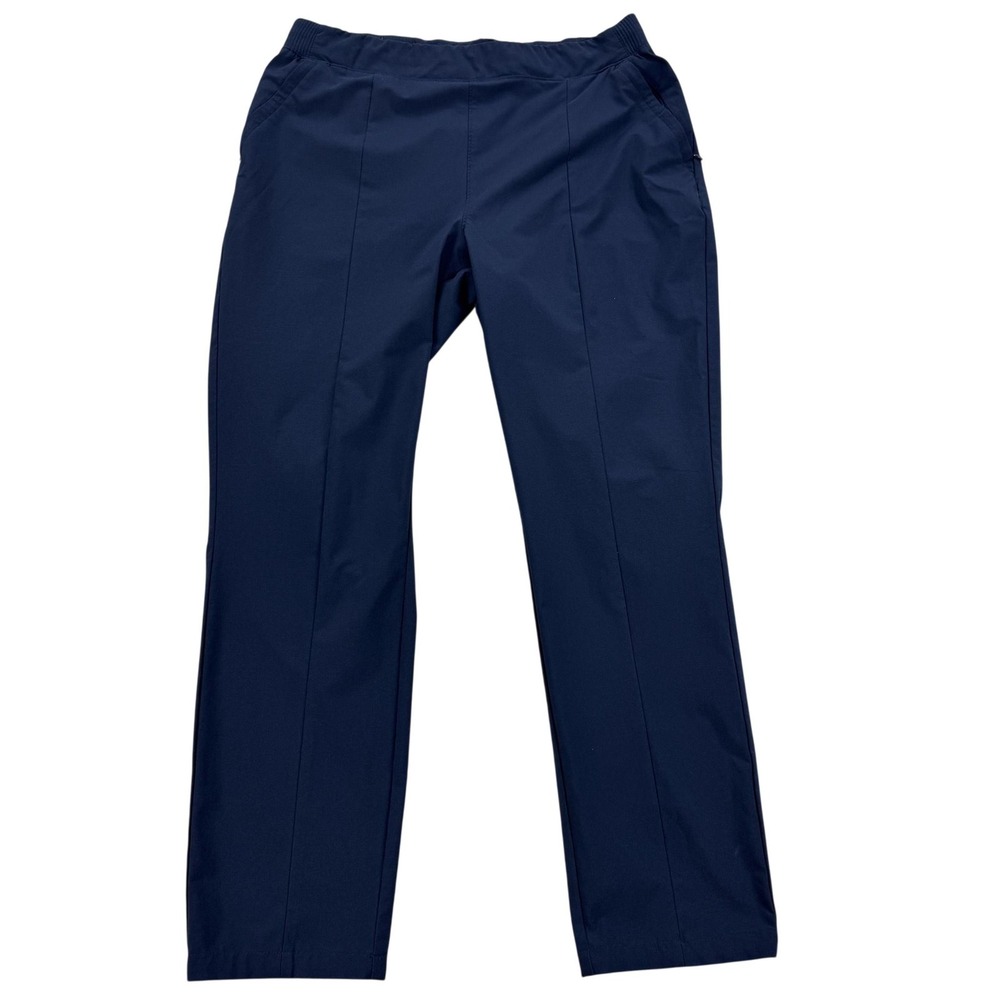 Columbia PFG Pants Mens Large Blue Elastic Waist Stretch 34x29 Fishing Hiking